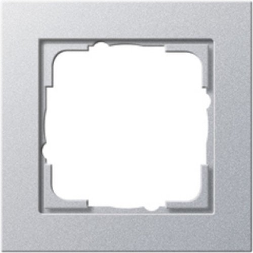 Рамка универсальная Gira E2 1-м. алюминий картинка